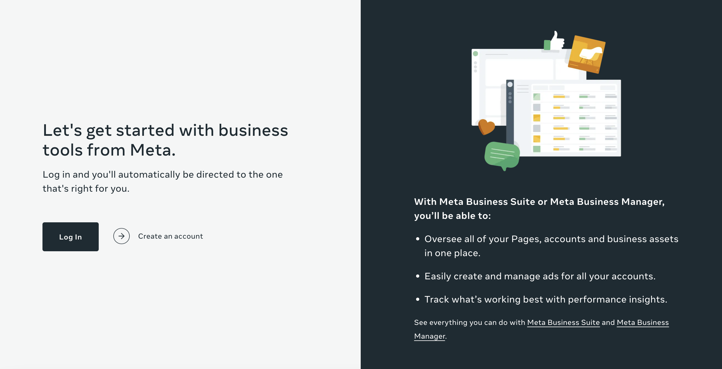 Meta business suite set up